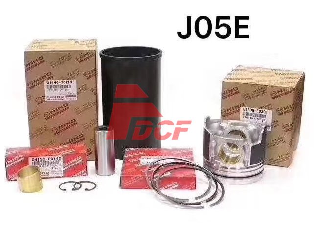 بوش J05 J08 سیلندر موتور دیزل S130a-E0100 13306-1200 برای قطعات بیل موتور Hino
